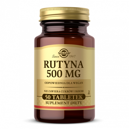 SOLGAR Rutyna 500mg 50 tabletek