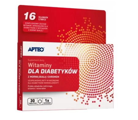Witaminy dla diabetyków APTEO 30 tabletek